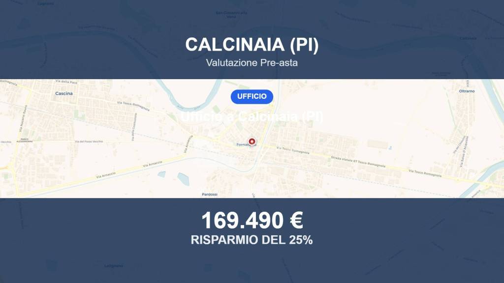 ufficio in vendita a Calcinaia in zona Fornacette