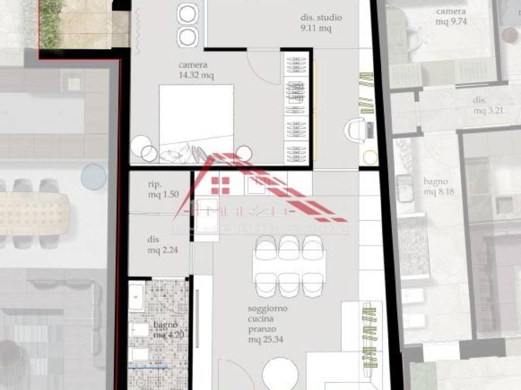 appartamento in vendita a Cascina