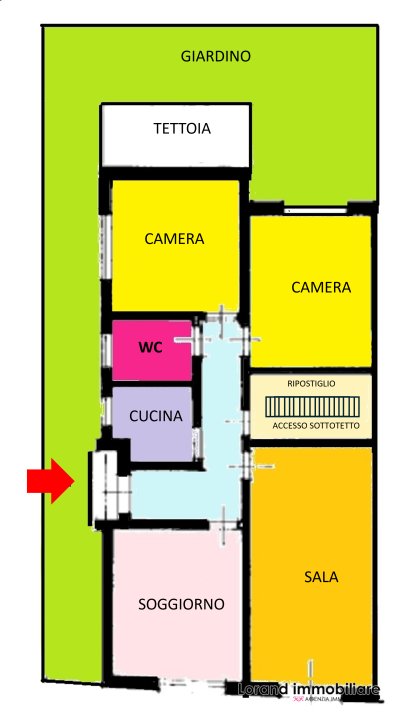 casa indipendente in vendita a Cascina