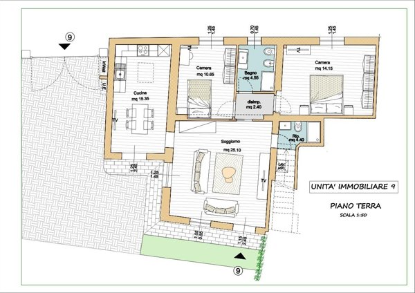 appartamento in vendita a Cascina