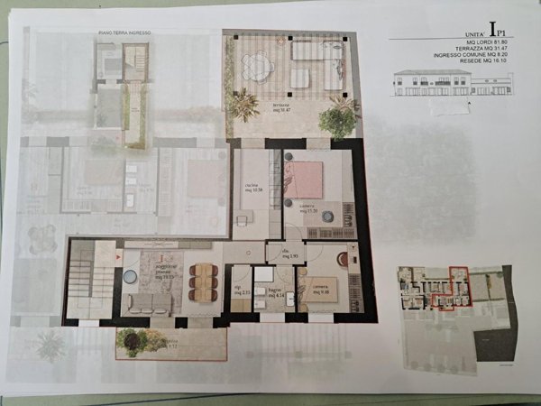 appartamento in vendita a Cascina