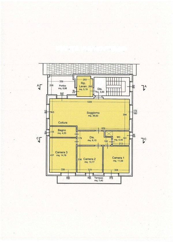 appartamento in vendita a Cascina