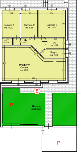 appartamento in vendita a Cascina