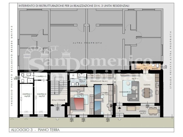 appartamento in vendita a Cascina