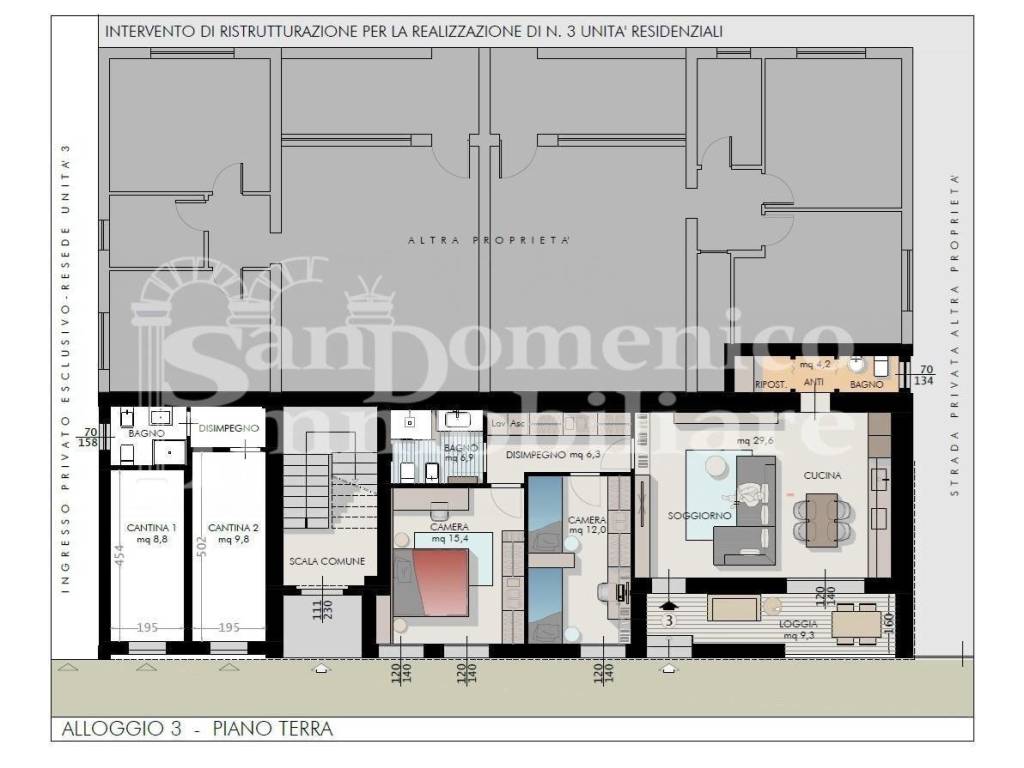 appartamento in vendita a Cascina