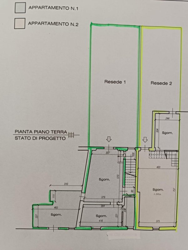 appartamento in vendita a Cascina