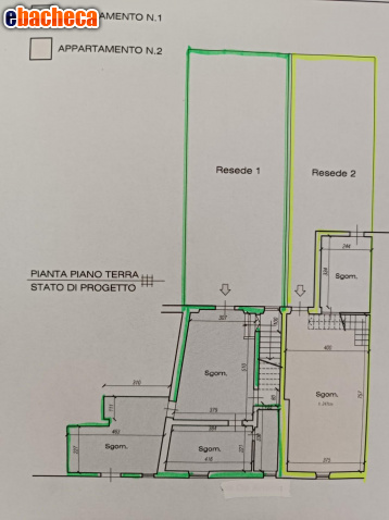 appartamento in vendita a Cascina