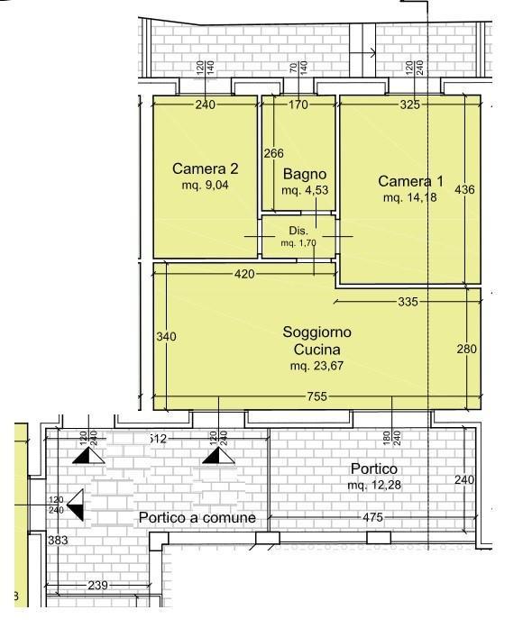 appartamento in vendita a Cascina