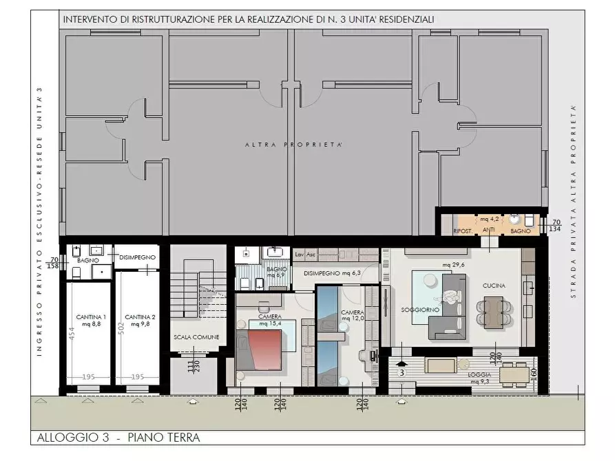 appartamento in vendita a Cascina
