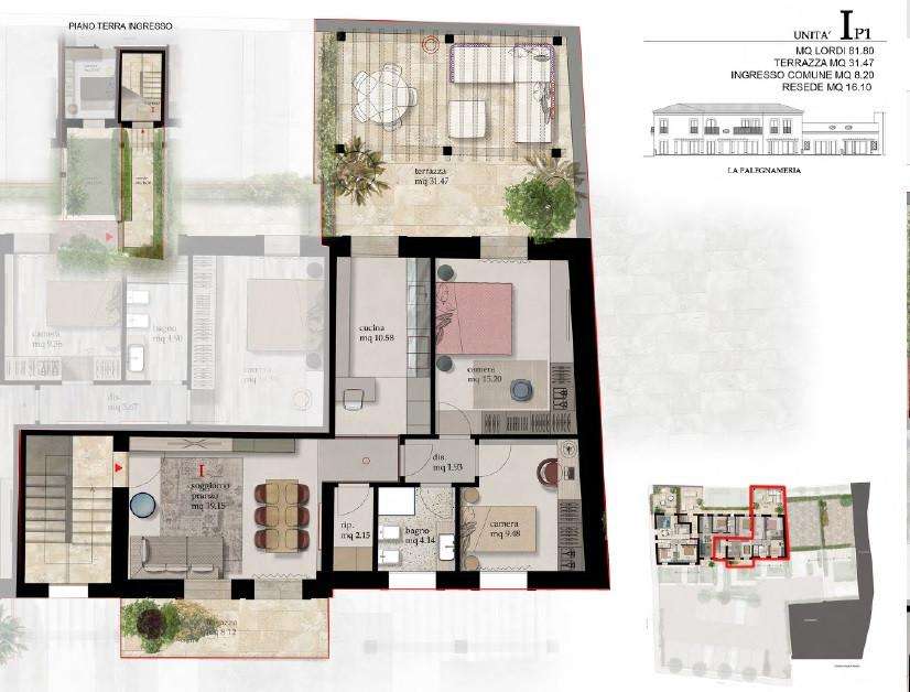 appartamento in vendita a Cascina