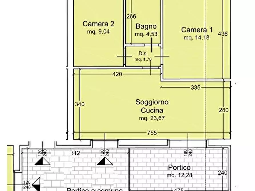 appartamento in vendita a Cascina