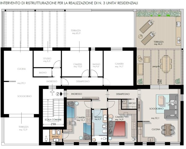 appartamento in vendita a Cascina