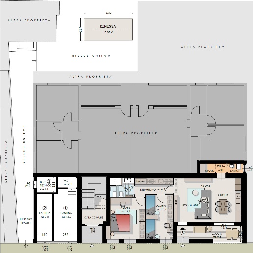 appartamento in vendita a Cascina
