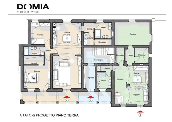 appartamento in vendita a Cascina in zona Navacchio