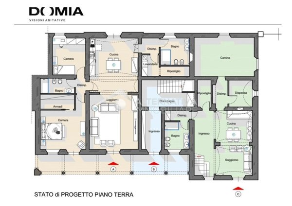 casa indipendente in vendita a Cascina