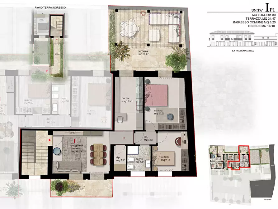 appartamento in vendita a Cascina