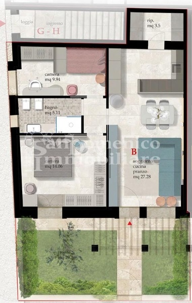 appartamento in vendita a Cascina