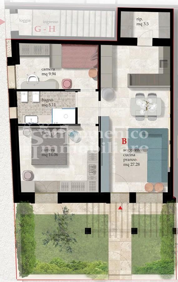 appartamento in vendita a Cascina