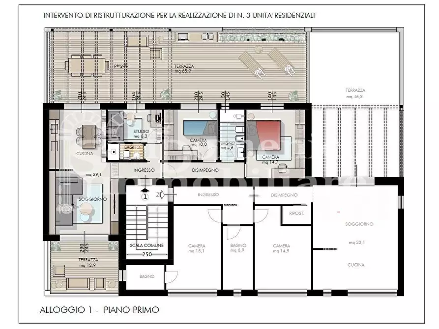 appartamento in vendita a Cascina