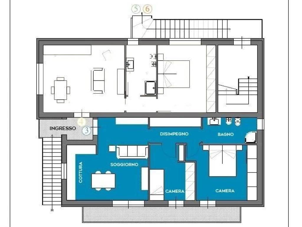appartamento in vendita a Cascina in zona Navacchio