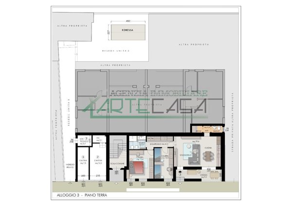 appartamento in vendita a Cascina