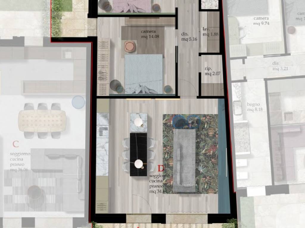 appartamento in vendita a Cascina