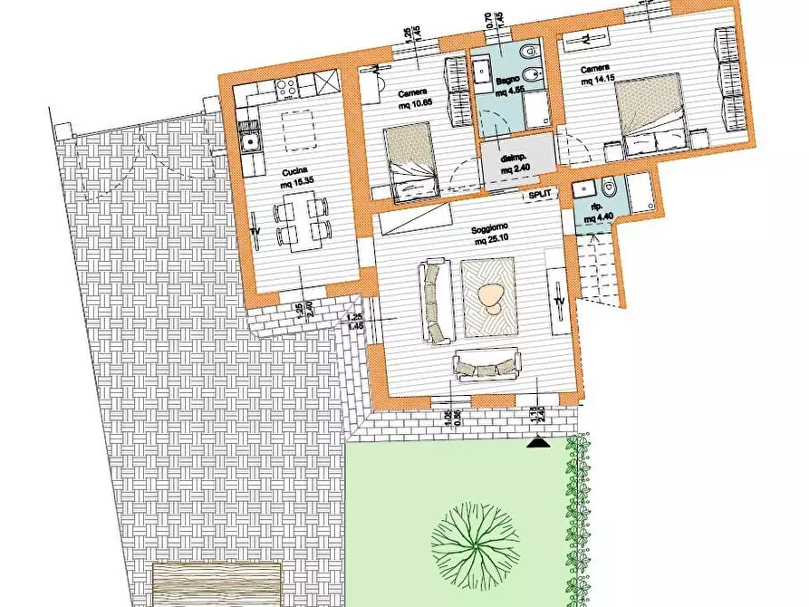 appartamento in vendita a Cascina