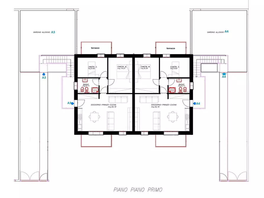 appartamento in vendita a Cascina in zona Visignano