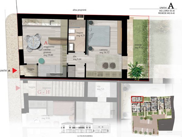 appartamento in vendita a Cascina