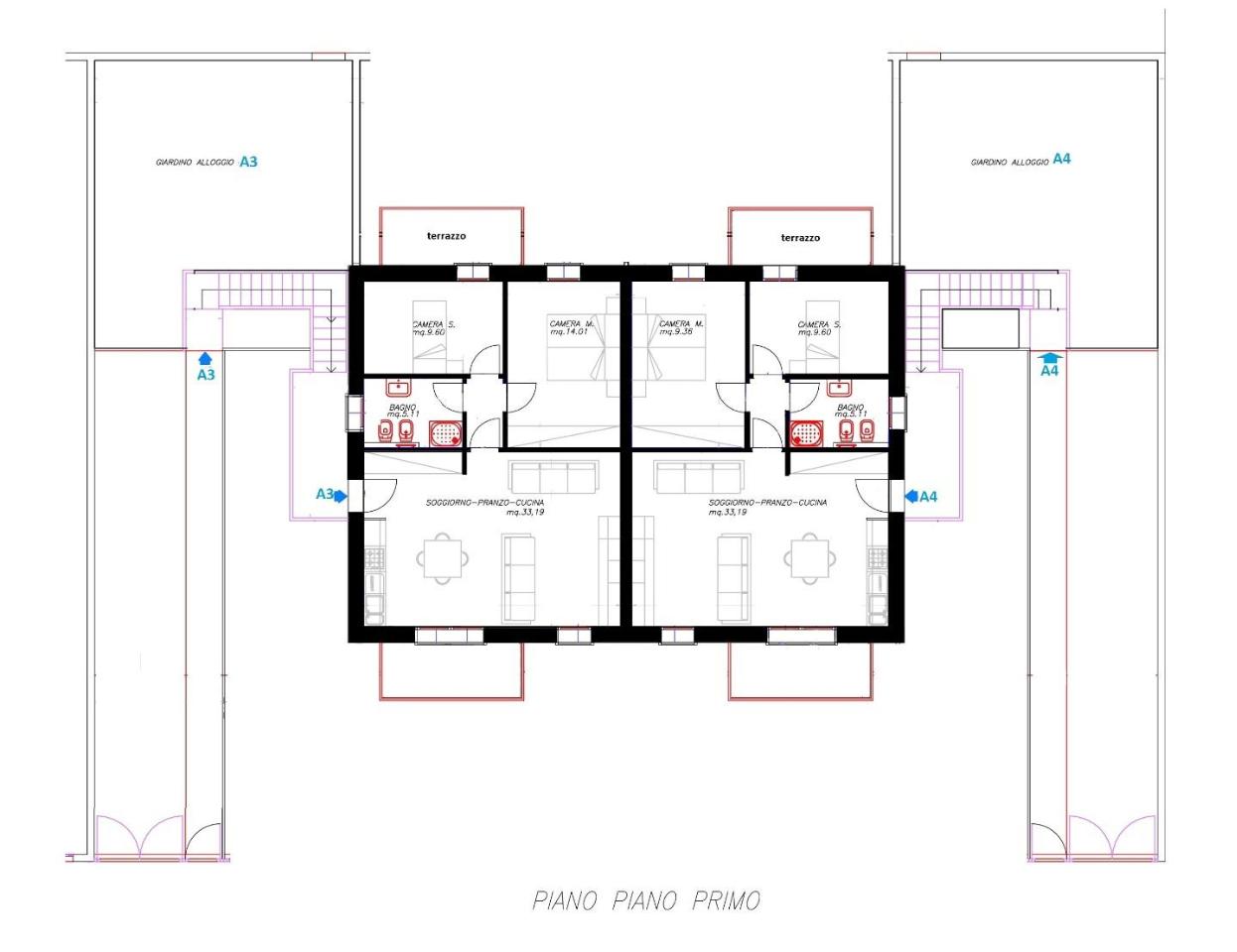 appartamento in vendita a Cascina in zona Visignano