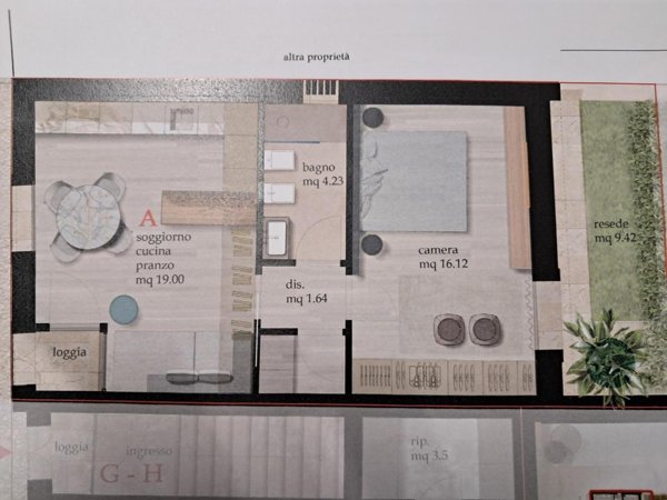 appartamento in vendita a Cascina