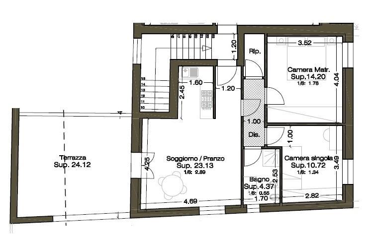 appartamento in vendita a Cascina