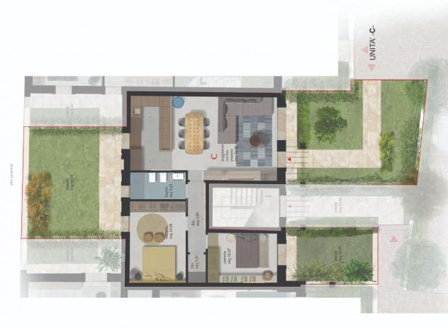 appartamento in vendita a Cascina