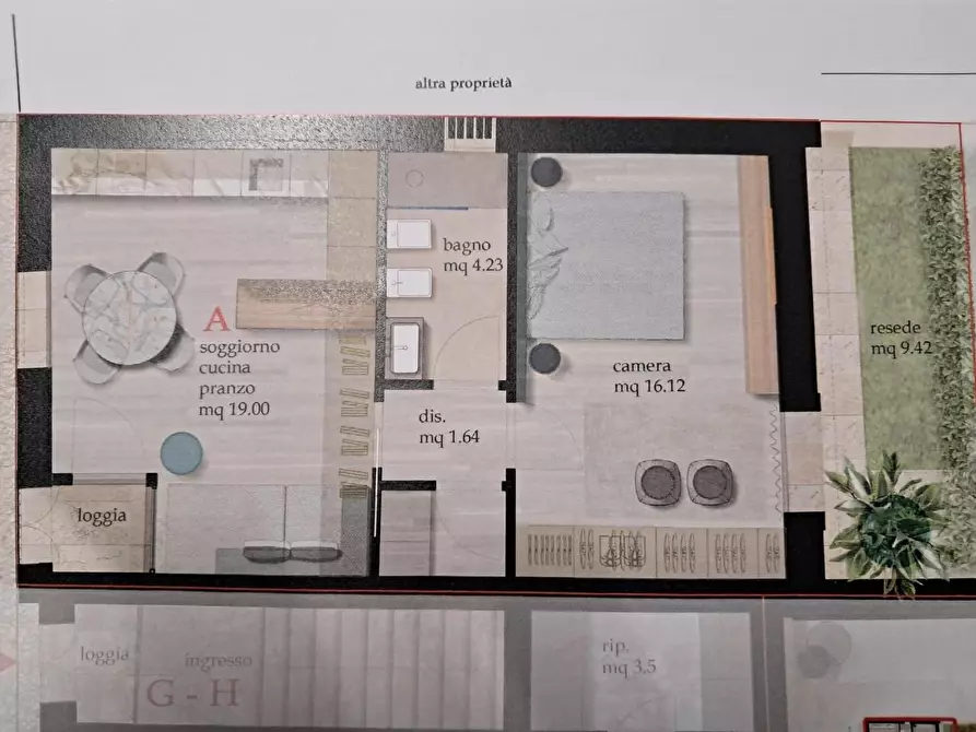 appartamento in vendita a Cascina