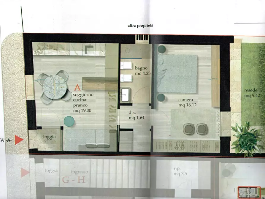 appartamento in vendita a Cascina in zona Titignano