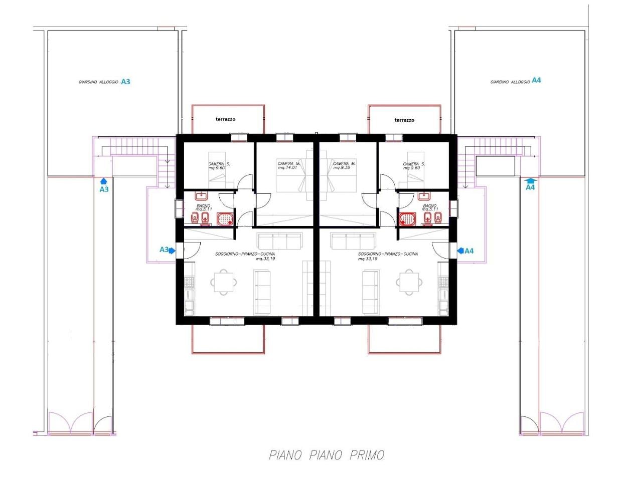 appartamento in vendita a Cascina in zona Visignano