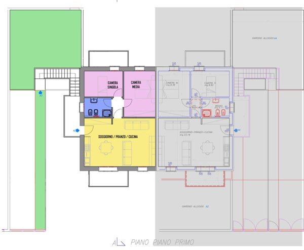 appartamento in vendita a Cascina in zona Visignano