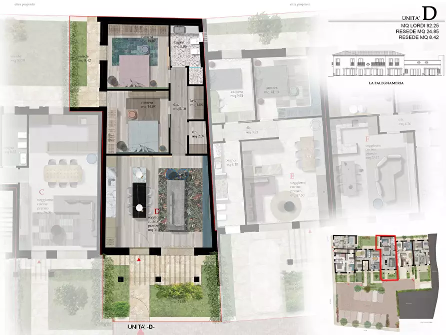 appartamento in vendita a Cascina