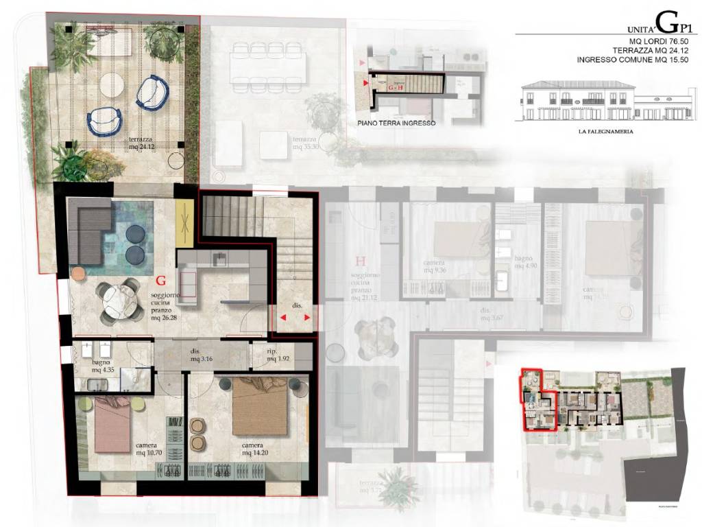 appartamento in vendita a Cascina