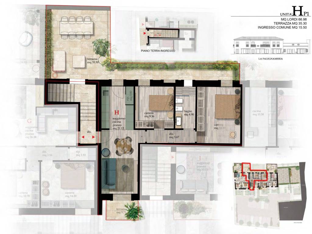appartamento in vendita a Cascina