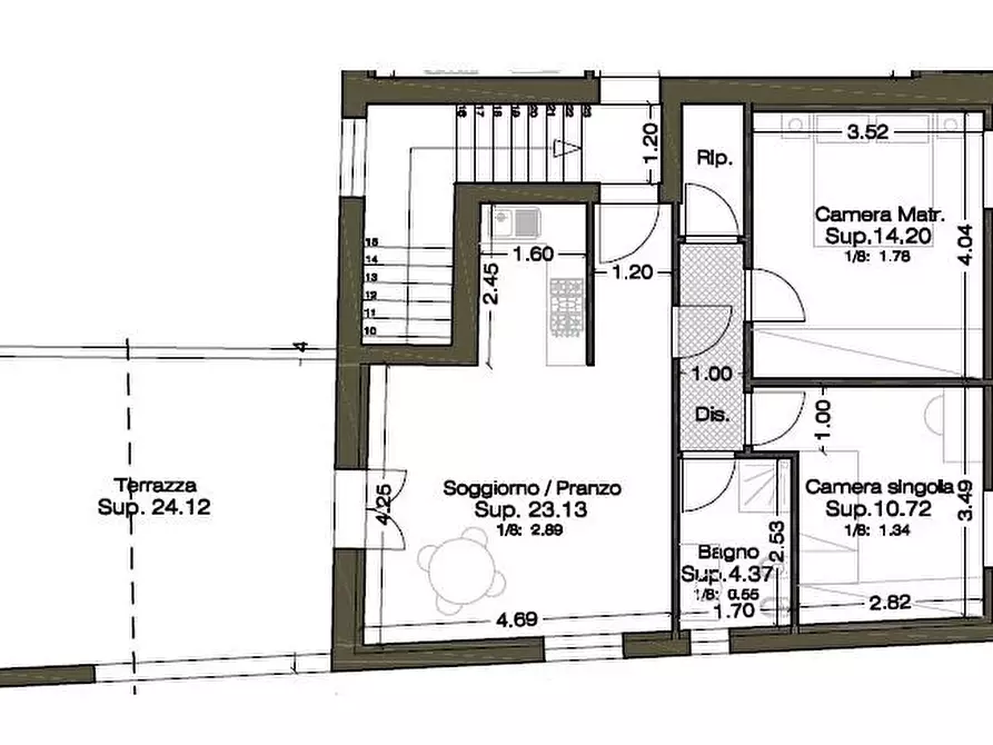 appartamento in vendita a Cascina