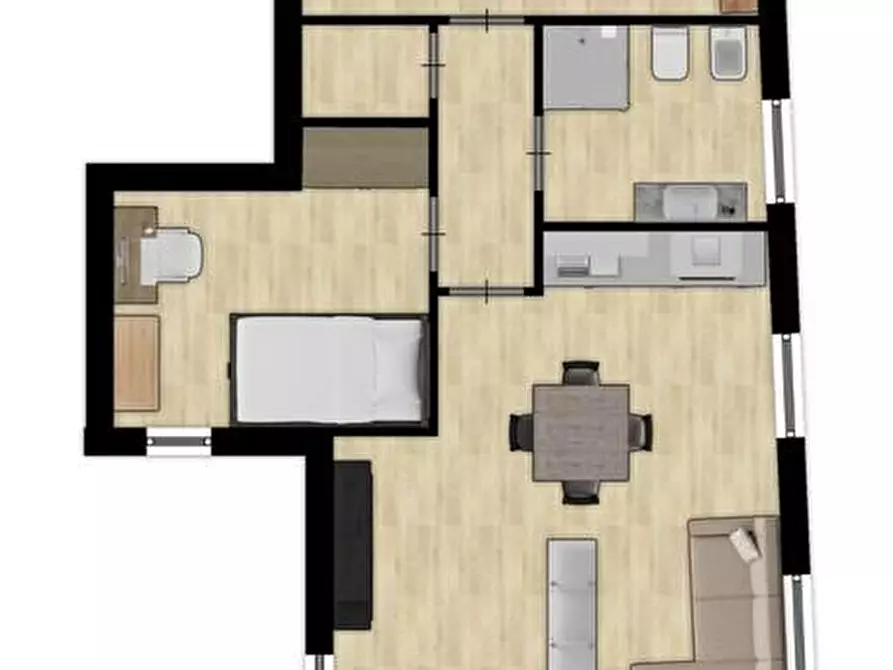 appartamento in vendita a Cascina