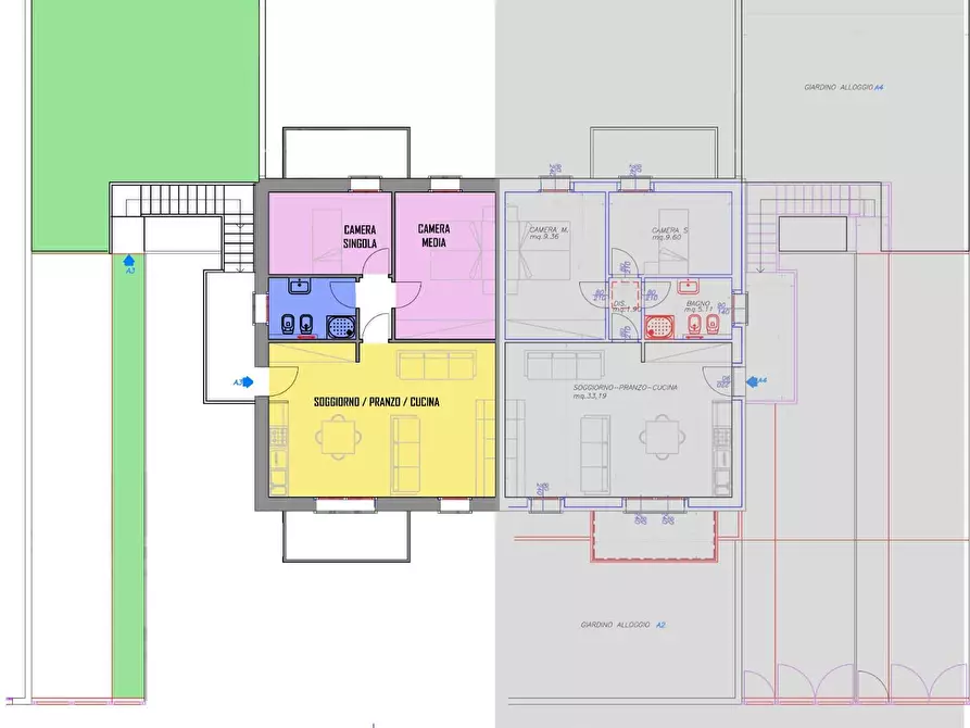 appartamento in vendita a Cascina in zona Visignano