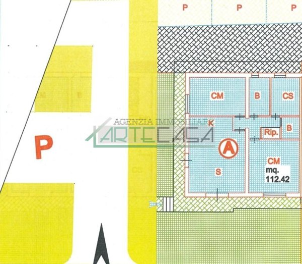 appartamento in vendita a Cascina