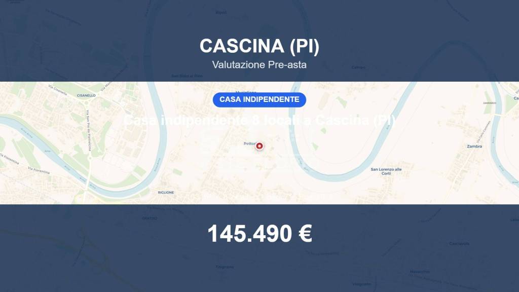casa indipendente in vendita a Cascina in zona Ripoli