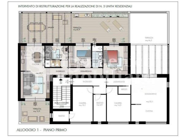 appartamento in vendita a Cascina in zona Marciana