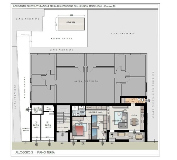 appartamento in vendita a Cascina in zona Marciana