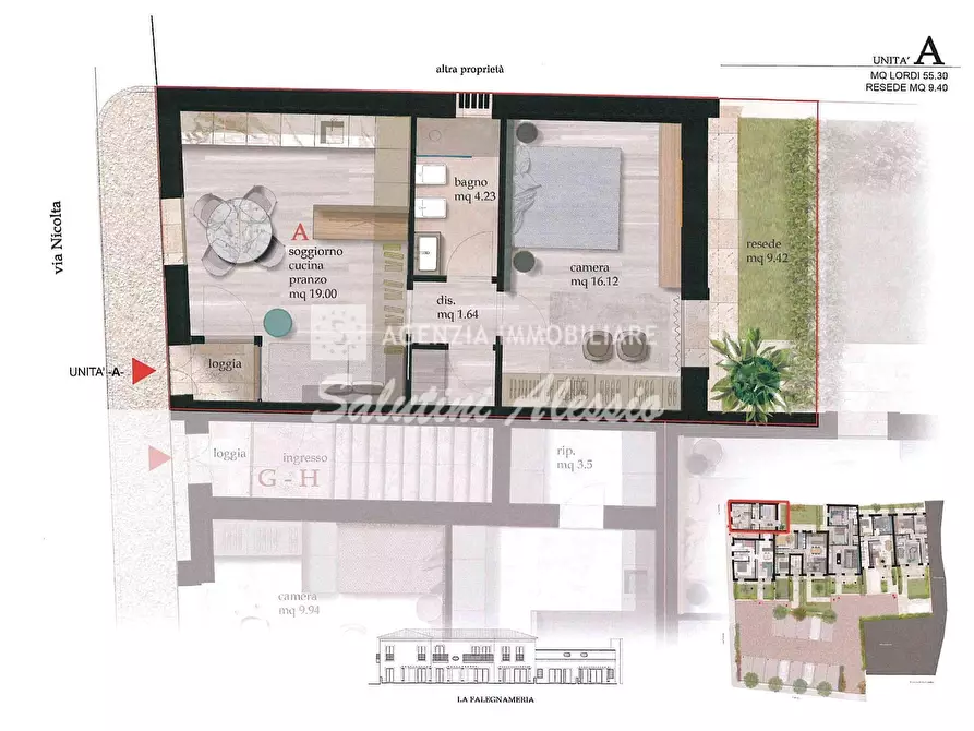 appartamento in vendita a Cascina