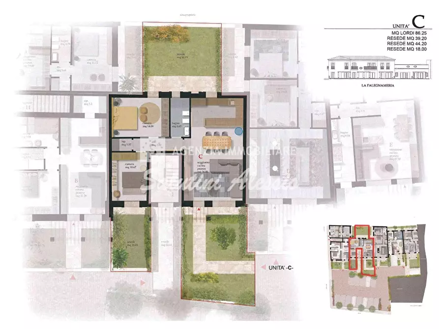 appartamento in vendita a Cascina