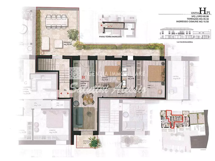 appartamento in vendita a Cascina